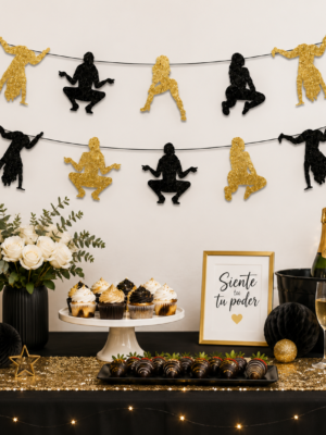 ✨ Set de 2 Guirnaldas Decorativas con Brillo para Despedida de Soltera