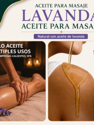 Aceite de Masaje de Lavanda – 100 ml